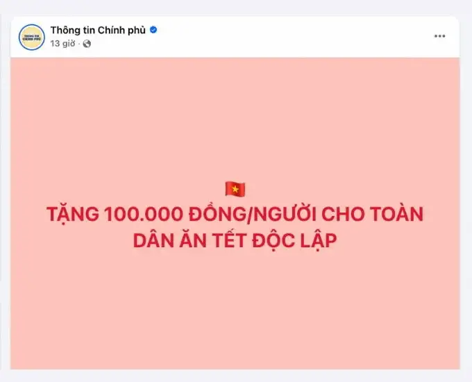 Cách nhận 100K trên VNeID nhân dịp 80 năm Quốc khánh 2/9