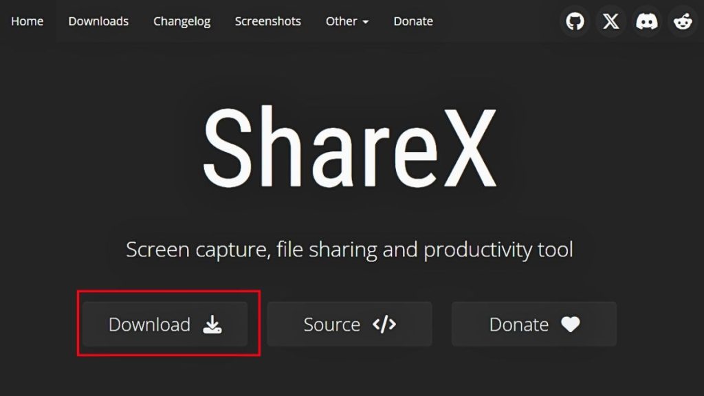 Tải và cài đặt ShareX